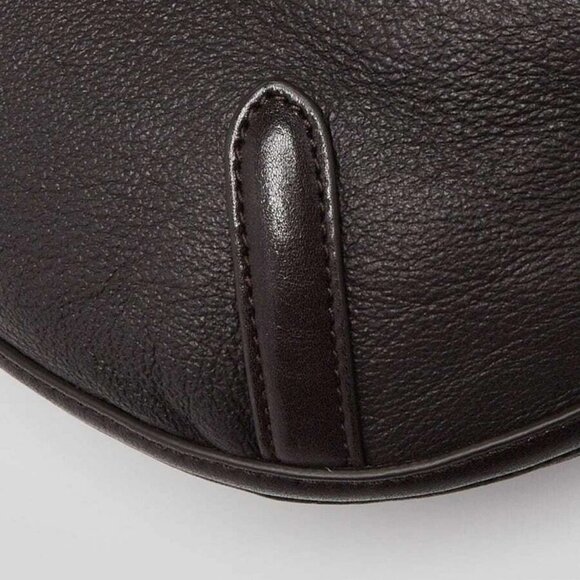 Bottega Veneta Dark Brown Leather/Shearling Mini Jodie Bag - Picture 4 of 11